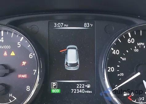 2017 Nissan Rogue Sv z USA, uszkodzony, nr VIN 5N1AT2MV3HC786220